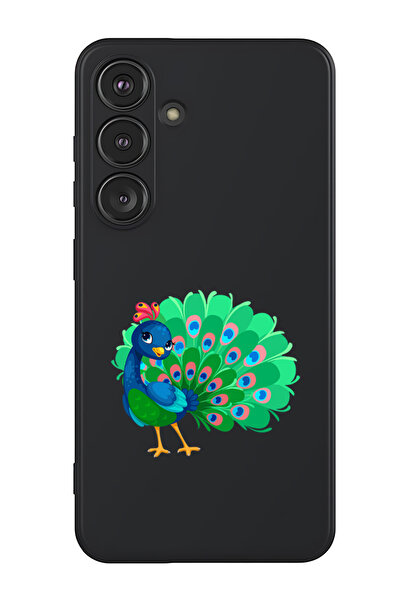 Theodor غطاء حماية سيليكون سائل مقاوم للصدمات لهاتف سامسونج جالاكسي S25 بلس (أسود) - بيكوك