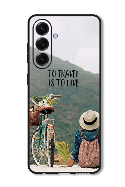 Theodor جراب متوافق مع هاتف Samsung Galaxy F56 مقاس 6.74 بوصة، غطاء حماية مقاوم للصدمات للسفر هو للعيش