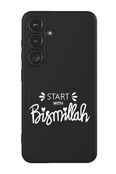 Theodor غطاء حماية سيليكون سائل لهاتف سامسونج جالاكسي S25 بلس (أسود) - ابدأ ب...