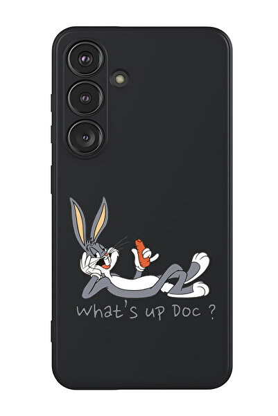 Theodor غطاء حماية سائل من السيليكون المقاوم للصدمات لهاتف سامسونج جالاكسي S25 بلس (أسود) - واتس أب دوك