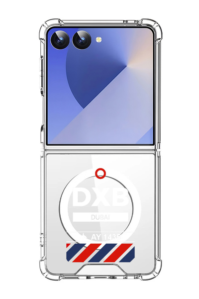 Theodor غلاف لهاتف Samsung Galaxy Z Flip 7 متوافق مع MagSafe، غطاء هاتف مقاوم...