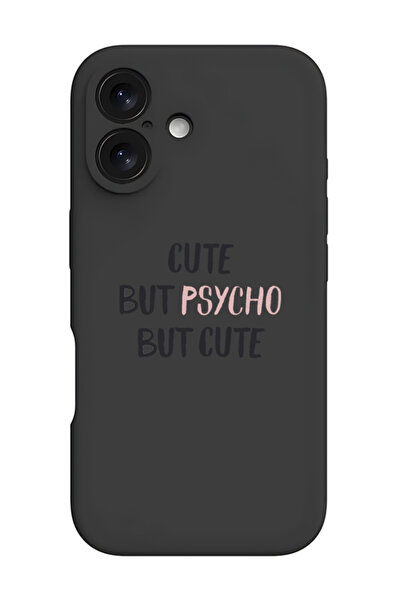 Theodor جراب حماية أسود من السيليكون السائل المقاوم للصدمات لهاتف iPhone 16 -...