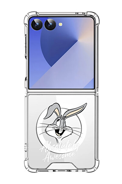 Theodor غلاف لهاتف Samsung Galaxy Z Flip 7 متوافق مع MagSafe، غطاء هاتف مقاوم...