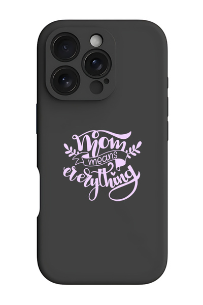 Theodor جراب حماية أسود من السيليكون السائل المقاوم للصدمات لهاتف iPhone 16 P...