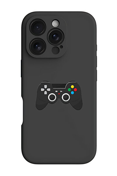 Theodor غطاء حماية سيليكون سائل مقاوم للصدمات لجهاز iPhone 16 Pro باللون الأس...