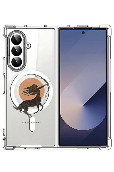 Theodor غلاف لهاتف Samsung Galaxy Z Fold 7 متوافق مع MagSafe، غطاء هاتف مقاوم...