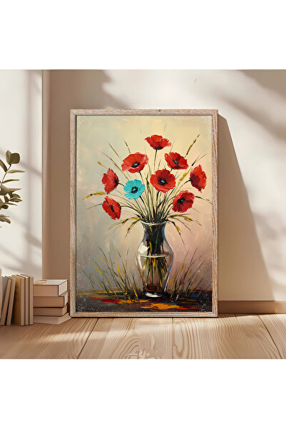 alphobitasarım Canlılık ve Tazelik Bir Arada - Yağlı Boya Görünümlü Çiçekler ...