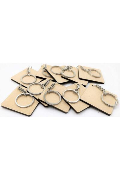 Generic Vertical Root Inc Vertical Root Inc Pack of 20 (2*2 Inch | 3.2 mm Thickness) MDF(Wood) Key Chains S