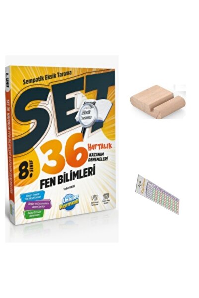 Ünlüler Karması 8. Sınıf SET Fen 36 Haftalık Kazanım Denemeleri LGS 2026 + Te...
