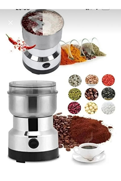 SUPER JVS 4 Bıçaklı 350 Watt Öğütücü Elektrikli Paslanmaz Çelik Mini Kahve ve...