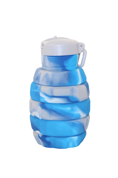 Mersi SHOP Camping Type Portable Military Patterned Silicone Water Bottle 500...