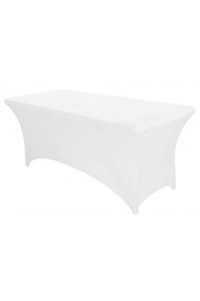 Modern home Fata de masa elastica universala, Modern Home, poliester/spandex, 180x76x74 cm, Alba