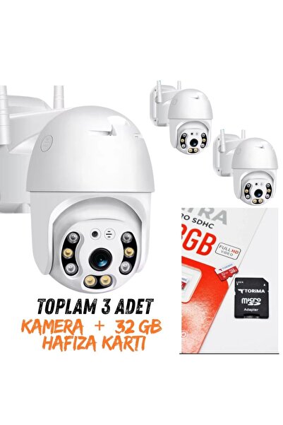 Evonest WIFI Gece Görüşlü Dış Mekan Kamerası 2 Mp Ip Kamera + 32 Gb Hafıza Ka...