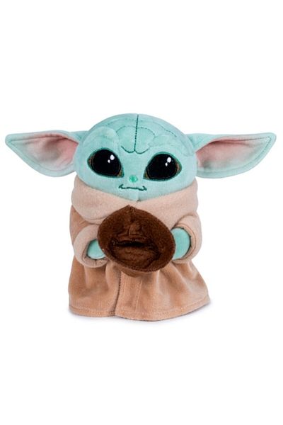 Disney Jucarie de plus Baby Yoda, The Mandalorian - Grogu The Child, inaltime 17 cm, model 3