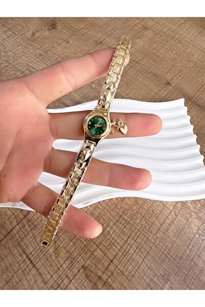 LOOQ Kalp Figürlü Mimimal Kadın Kol Saati