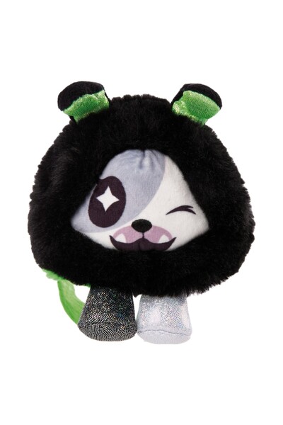 NİCİ Catel reversibil de plus 2 in 1, Bonbi, Negru, 12 cm
