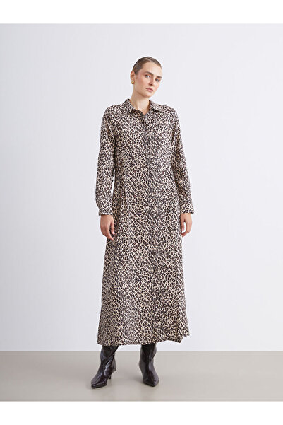 LC Waikiki Seasonal Deals from Rmz Clothing Brown Modal Blend Leopard Print S...