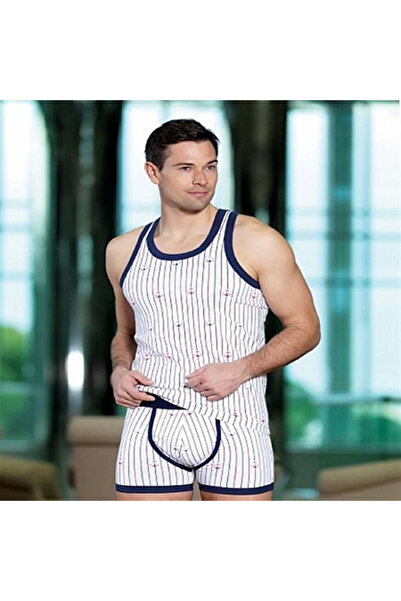 ESAYES Ανδρικό μπλουζάκι Berrak με στάμπα σχοινιού και γραμμής Rambo 1041