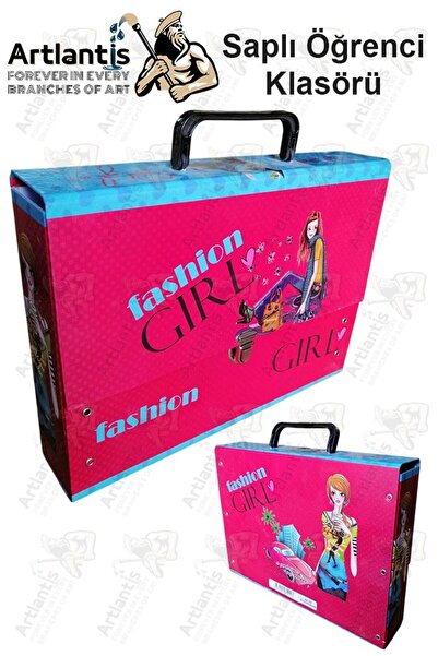 Artlantis Saplı Klasör 1 Adet Kolplu Klasör Öğrenci Klasörü 32x24x7 cm Saplı ...