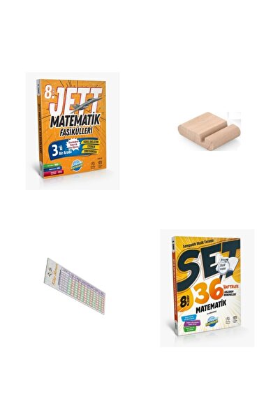 Ünlüler Karması 8. Sınıf JET Matematik Fasikülleri + 36 Haftalık Deneme LGS 2...