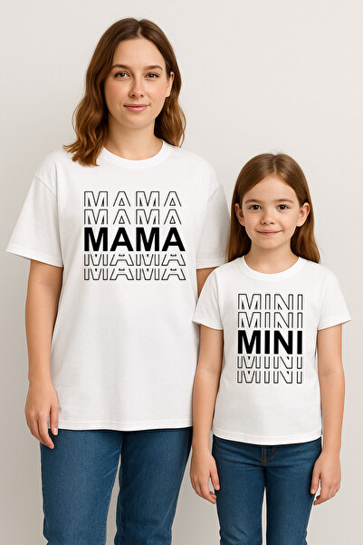 SVART WEAR MAMA MINI Set de tricouri combinat pentru mamă și fiică tricou Twi...