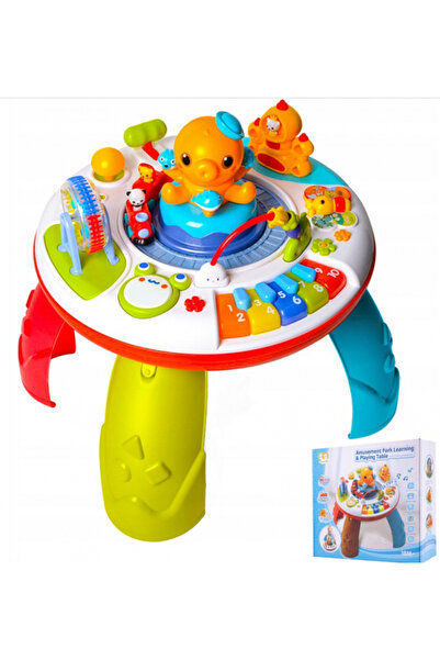 REBELS Interactive Table for Kids - Turtle, Train, and Piano