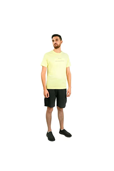 Giordano Men's World Without Strangers Print Tee - Slim Fit, Crew Neck, Cotton