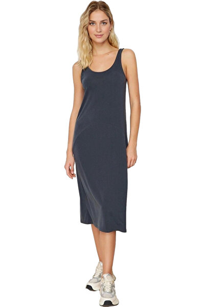 PayBuy Γυναικείο φόρεμα με γιακά πισίνας μεσαίου μήκους Άνετη εφαρμογή καθημε...