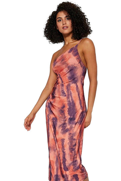 PayBuy Γυναικείο φόρεμα μίντι μήκους με έναν ώμο με μοτίβο άνετο και ειδικές ...