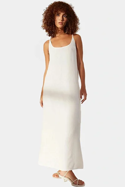 PayBuy Women Maxi Linen Dress Shift Mold V-Neck Casual Summer Style Weekend Durable Material