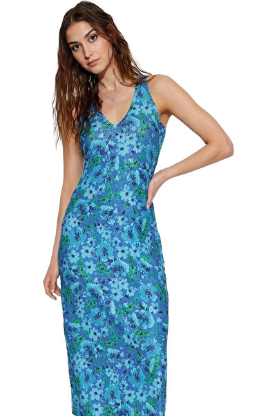 PayBuy Γυναικείο φόρεμα με φλοράλ σχέδιο Midi Bodycon Άνετο καθημερινό στυλ Τ...