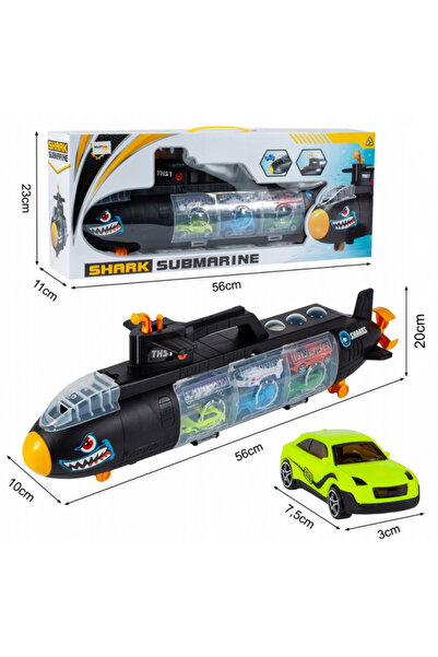 REBELS Set Submarin cu Elicopter și 5 Mașinuțe Nautilus