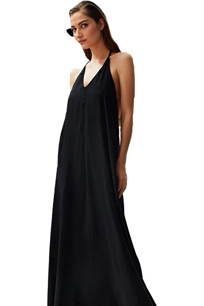 PayBuy Γυναικείο Maxi Boy A Line Ιξώδες υφαντό καλοκαιρινό φόρεμα με λουλουδά...