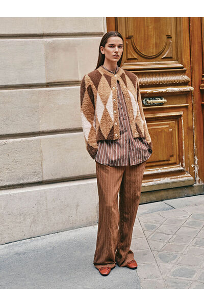 LC Waikiki Modal Blended Women's Trousers with Elastic Waist