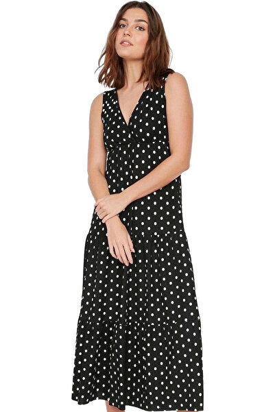 PayBuy Γυναικείο μάξι φόρεμα με λουλουδάτο σχέδιο με λαιμόκοψη V, άνετο και κ...