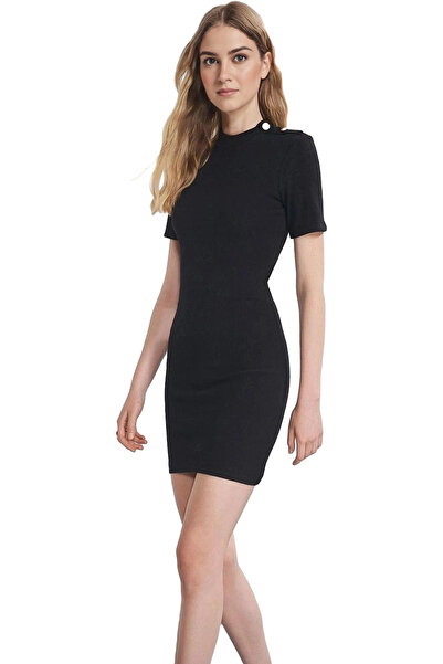 PayBuy Γυναικείο Μίνι Πλεκτό Φόρεμα Bodycon Κοντό μανίκι Καλοκαιρινό Casual Σ...