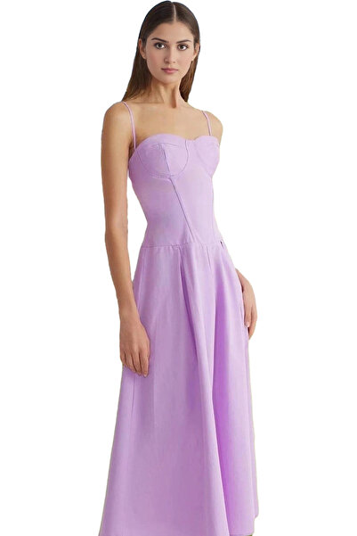 PayBuy Γυναικείο φόρεμα βραδινό φόρεμα με λουλούδια Midi A-Line Πανί Ποπλίνα ...