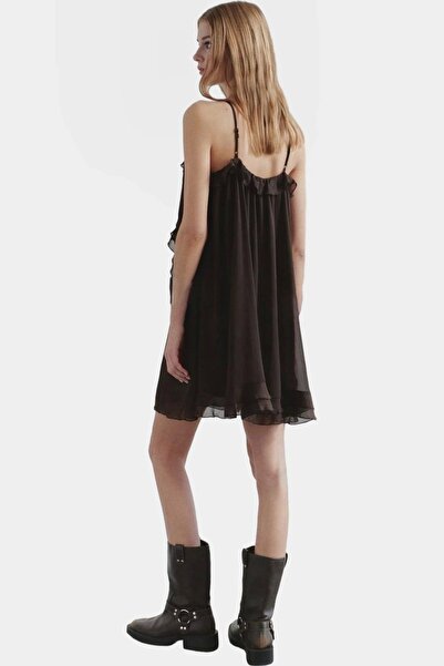 PayBuy Women's Mini Ruffle Dress Woven Fabric Summer Trend Design Daily Use Quality Material