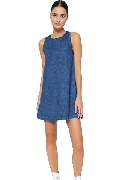 PayBuy Women's Mini Denim Dress Shift Mold Cotton Casual Style Weekend Summer Indispensable