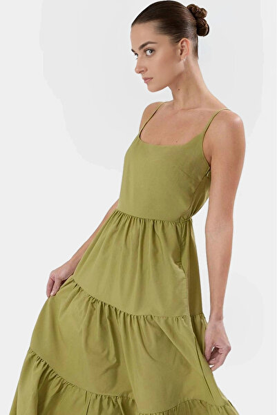 PayBuy Rochie maxi pentru femei, cu model de etaj, confortabilă, skater, ziln...