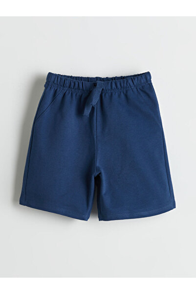 LC Waikiki شورت إنديجو للأولاد بخصر مطاطي