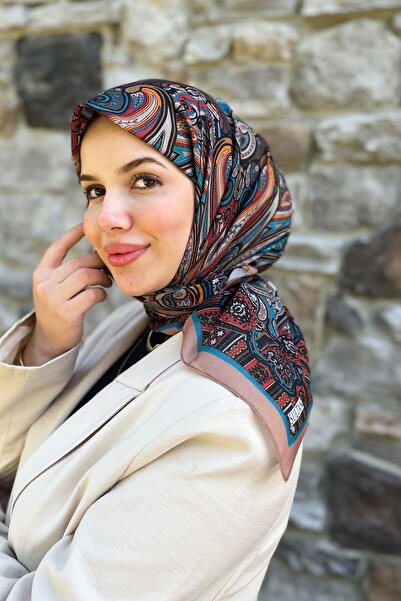 Sultan Eşarp Sultan Fresh Cotton Scarf - Ethnic Pattern - Sfe008-04