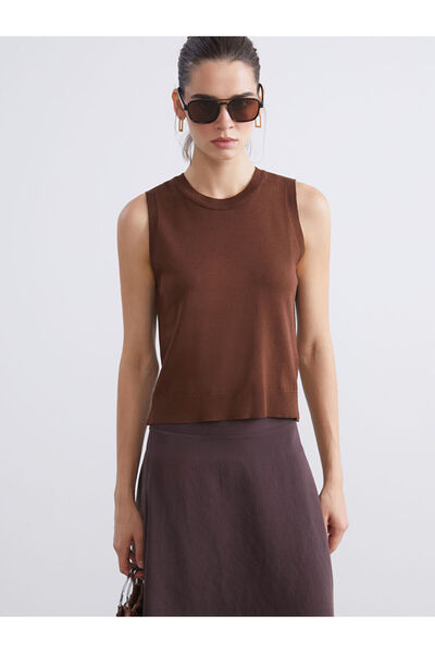 LC Waikiki Create Your Style from Uzg Store |   Crew Neck Women's Knitwear Singlet