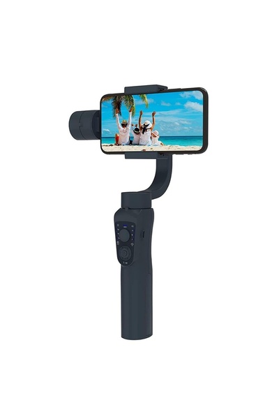 Techsuit Gimbal pentru telefon Inception Sport cu telecomandă - (S5B) - Negru