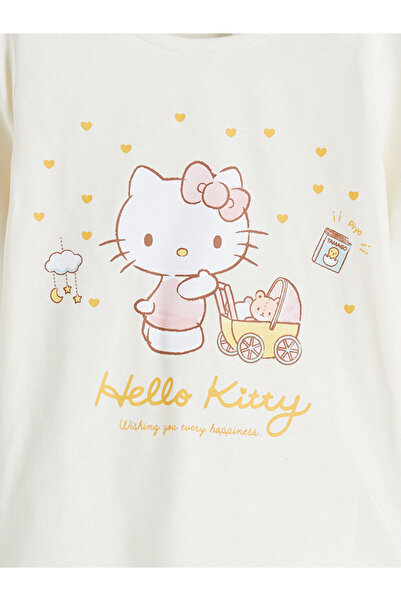 LC Waikiki UZG Store'dan Stilinizi Oluşturun | Hello Kitty Baskılı Kız Bebek Pijama Takım