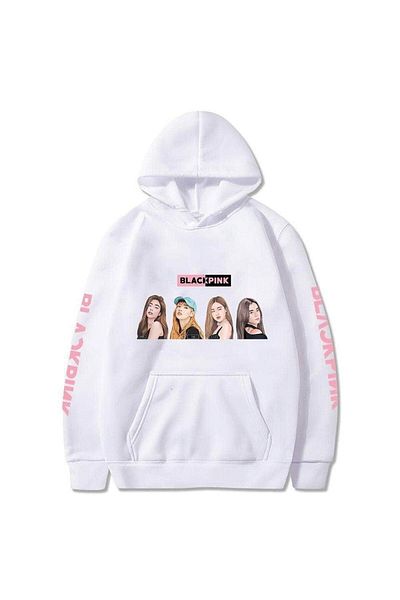 Pisa Art Hanorac cu glugă unisex Blackpink Model68