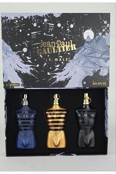 Jean Paul Gaultier Jean Paul Gaultier Le Male 3-piece perfume package - 40ml each