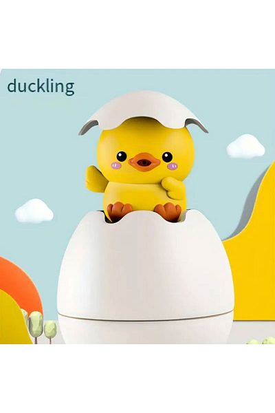 MİLKYADATOYS Water Loving Eggs Bath Toys Animal Figurine Owl Chick Pool Sea Water Toys Colorful
