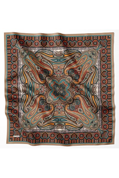 Sultan Eşarp Sultan Fresh Cotton Scarf - Ethnic Pattern - Sfe008-04