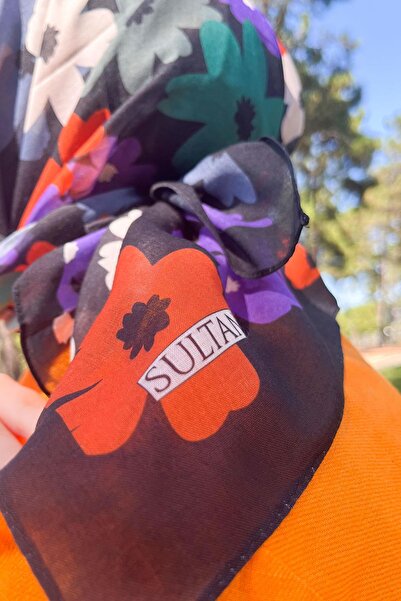 Sultan Eşarp Φουλάρι Sultan Fresh Pamuk - Ουρανίζουσες Λουλούδες - SFE009-02